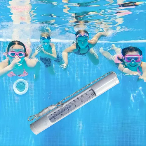 Termómetro Piscina Redondo Con Cuerda Premium Hidromar