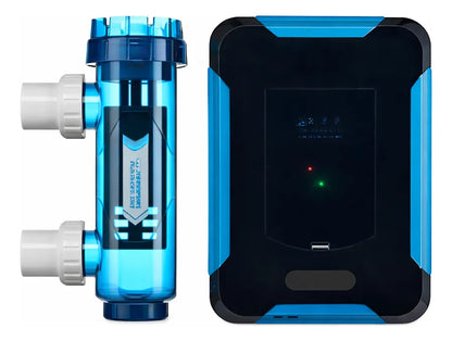 Clorador Salino Automático Control Bomba y Luz Hasta 175M3