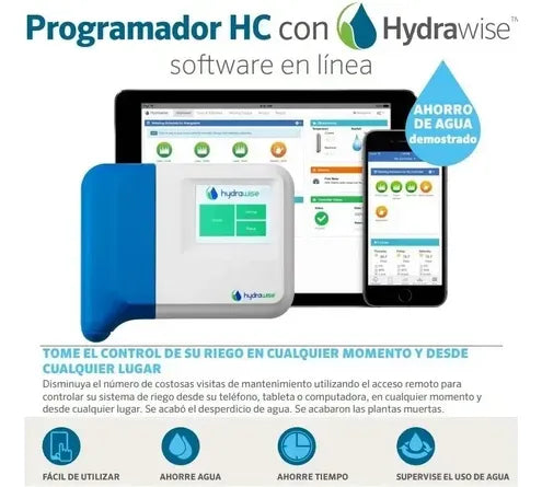 Programador de Riego Hunter 6 Zonas con WiFi