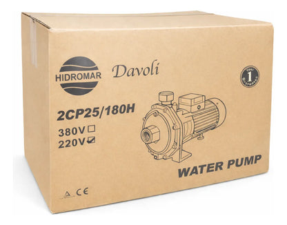 Bomba Centrífuga Presión Doble Rotor 3 HP 220 V Trifásica