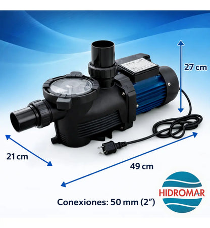 Bomba Centrífuga para Piscina 0.75 HP Monofásica Autocebante