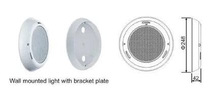 Luz Piscina 162 Led Color Blanca 18 W
