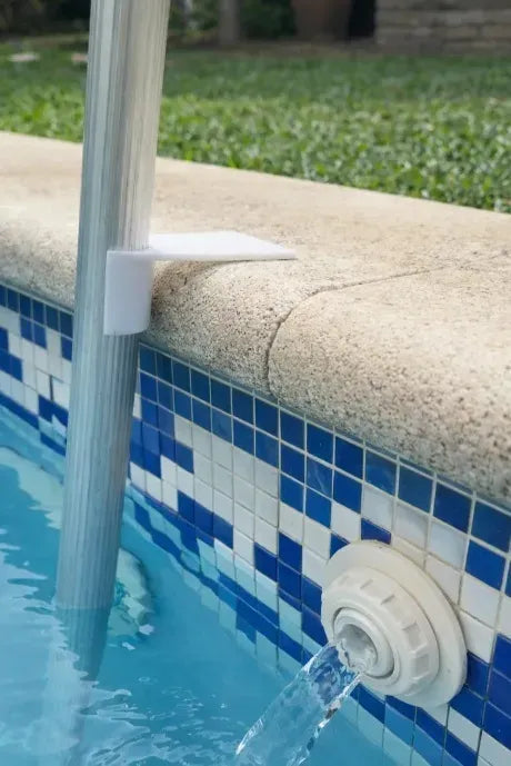 Accesorio Barre Fondo Stopper Limpiafondo Piscinas Blanco